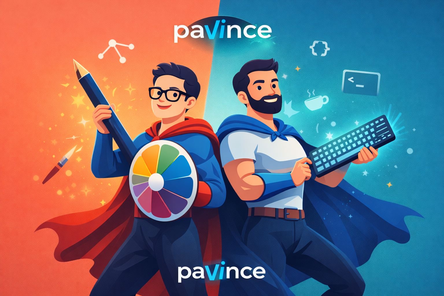 PAVINCE Superhero Duo